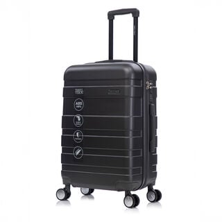 Travel Vision Abs Wheeled Suitcase, Dark Grey, 24 Inch, 44*25.5*66.5 Cm