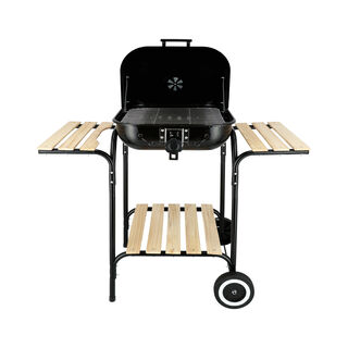 Square Trolly Grill In Black 18"
