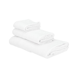 100% cotton, embroidered hand towel, white 30*50 cm