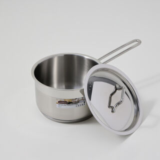 Alberto 14pcs stainless steel anett cookware set with glass lids
