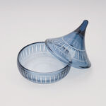 دلتي وعاء تمر زجاج 15 مل، أزرق image number 1