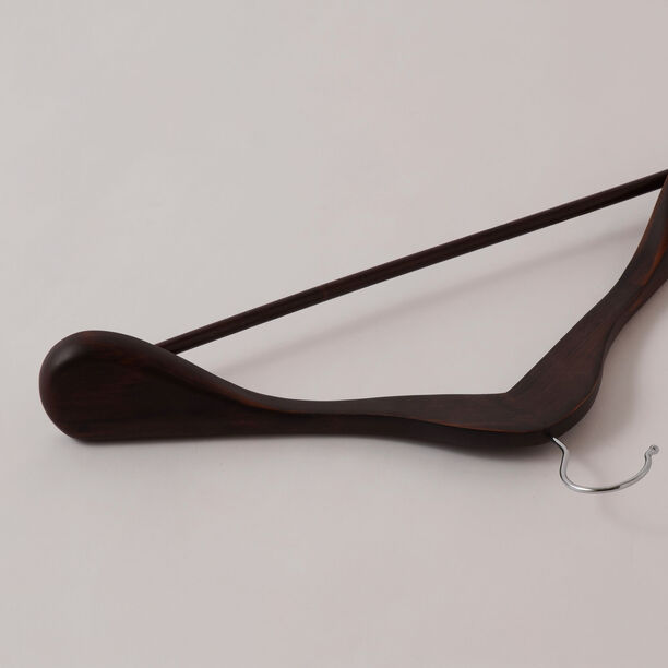 هومز علاقة ملابس خشبية، بني 37*37*33 سم image number 2