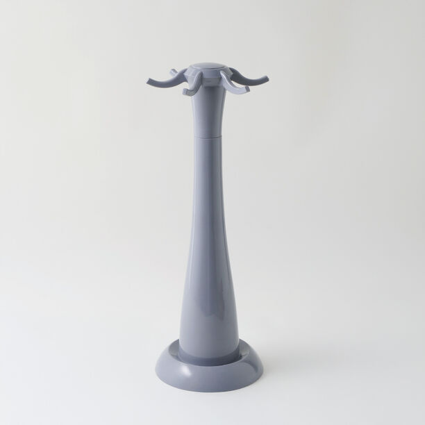 ألبرتو طقم أدوات مطبخ 6 قطع مع حامل دوار، رمادي image number 1