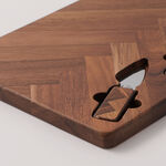 البرتو لوح تقديم جبن مستطيل خشب الأكاسيا 33*22.9*1.9 سم image number 1