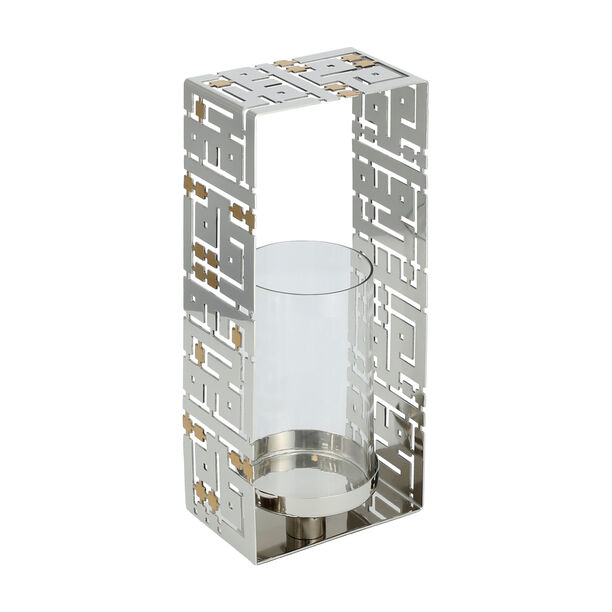 Kov Metal Candle Holder 13*10*40 Cm image number 2