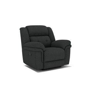 Homez recliner armchair 1 seater 105*92*105cm, black
