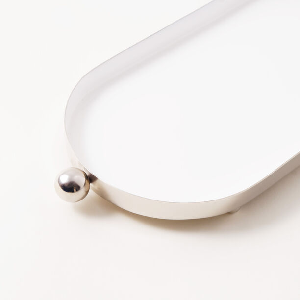 Dallaty steel serving tray, silver 35*15*3cm image number 2