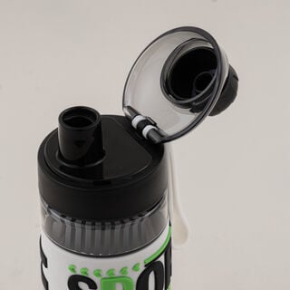 بنتولا قارورة مياه بلاستيك 600 مل، أسود