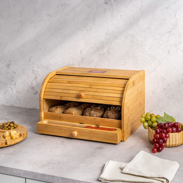 Bamboo Bread Board 38.5*27.5*24 cm image number 0