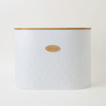 ألبرتو حافظات تخزين 5قطع معدنية، أبيض 34.5*22*25 سم image number 1