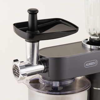 البرتو خلاط وعجان بلاستيك رمادي 6 لتر 1.5 لتر 1000 واط