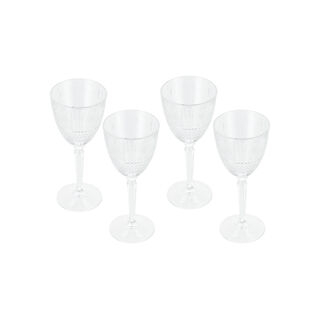 RCR transparent crystal glassware 6 pcs set with base