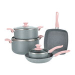 8Pcs Marble Nonstick Cookware image number 0