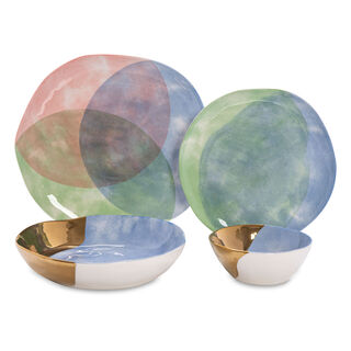 16 Pcs Clr Prds Dinner Set 