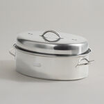 Alberto stainless steel roasting pan with rack 42*30.5*12.5cm image number 0