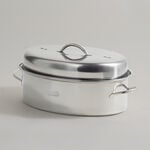 Alberto stainless steel roasting pan with rack 42*30.5*12.5cm image number 0