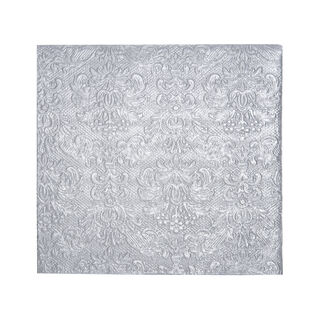 Elegance Serving Napkins Paper Square Silver