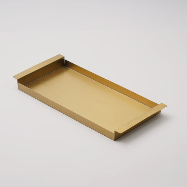 دلتي صينية تقديم، ذهبي، 46*24*3 سم image number 1