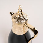 Dallaty gold and black steel flask 1L + 700ml 2 pcs image number 1