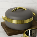 بنتولا طقم سخان طعام ستانلس ستيل 3 قطع، رمادي image number 1