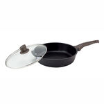Alberto Cast Ceramic Deep Fry Pan With Glass Lid 30Cm image number 1