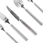 La Mesa silver stainless steel cutlery set 20 pc image number 3