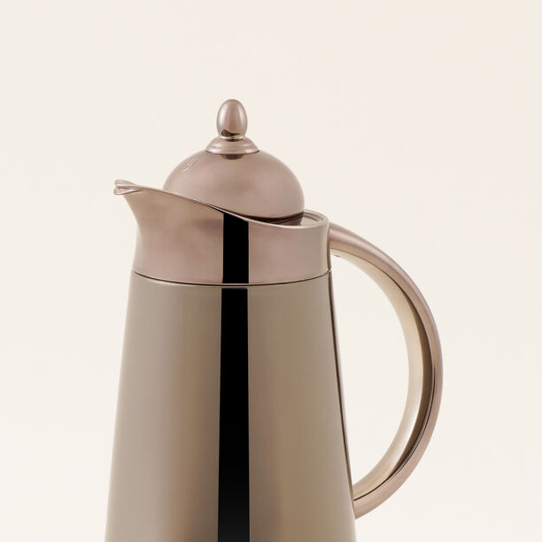 Dallaty Steel Vacuum Flask Set Full Black Nickel 1 L + 1 L image number 3