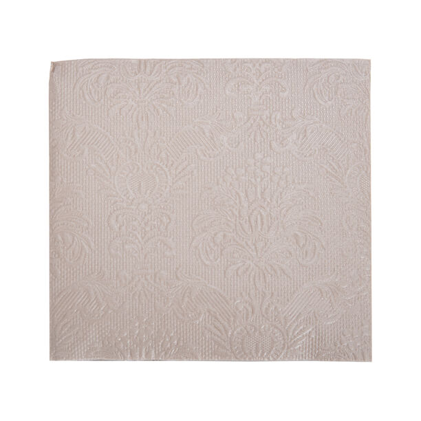 Elegance Serving Napkins Paper Square Taupe image number 1