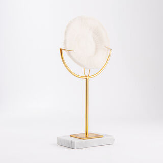 Home accent with marble base
