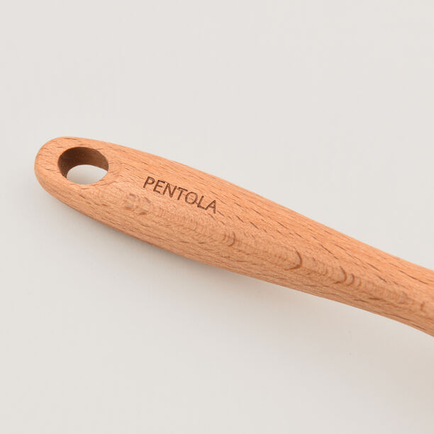 Pentola silicone egg whisk with beechPentola wood handle 12" image number 2
