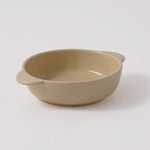 Alberto 6.8" ceramic roung baking pan 17.3*13.8*4cm, beige image number 0