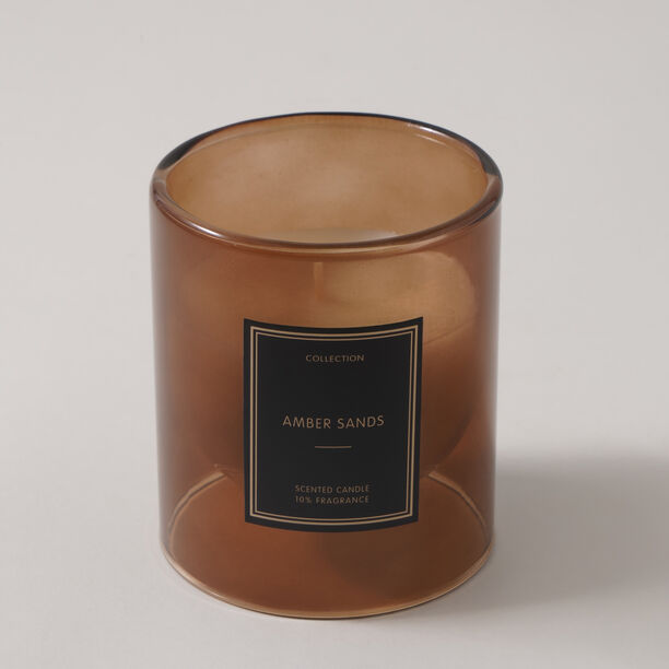 شمعة معطرة في برطمان زجاجي برائحة رمال العنبر image number 2