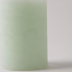 Homez pillar candle 7*10cm, green image number 1