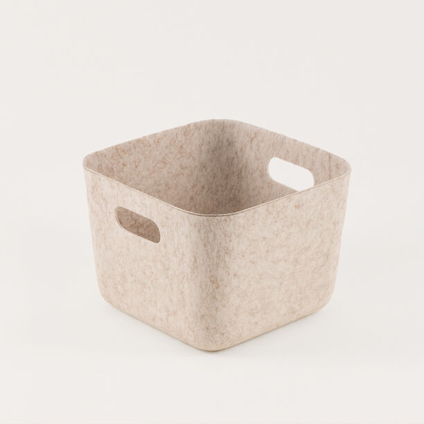 هومز صندوق تخزين، أبيض مكسور 25*25*18 سم image number 0