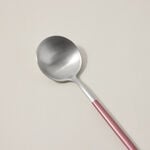 16 Pcs Modern Cutlery Set Silver And Pink Handle image number 3