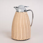 Dallety Stainless Steel Vacuum Flask Design Of Bamboo Light Beige 1L image number 0