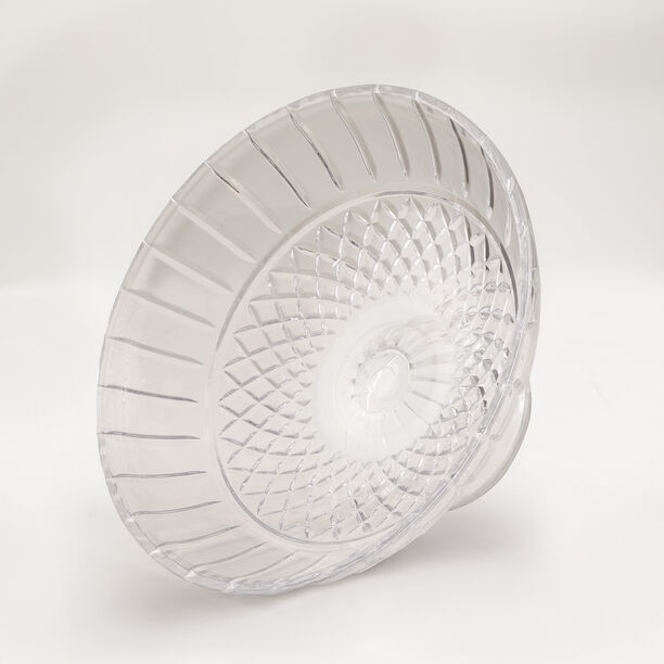 وعاء ديكور هومز زجاج شفاف 29.4*29.4*14.4 سم image number 2