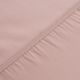 Boutique Blanche Fitted Sheet 100% Cotton 300Tc Sateen Queen, Blush 160*200 Cm