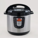 Alberto stainless steel electric pressure cooker 6L, 1000W, black image number 0