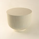 Homez Ceramic Coffee Table 55*55*42Cm, White image number 1