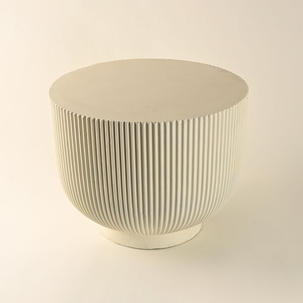 Homez Ceramic Coffee Table 55*55*42Cm, White image number 1