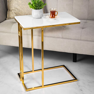 طاولة جانبية من الرخام