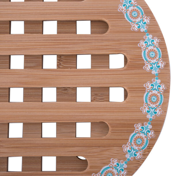 Bamboo Coaster Round 17.5Cm image number 1