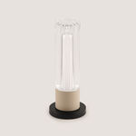 هومز مصباح طاولة Led ألومنيوم بقاعدة تاتش، بيج image number 0