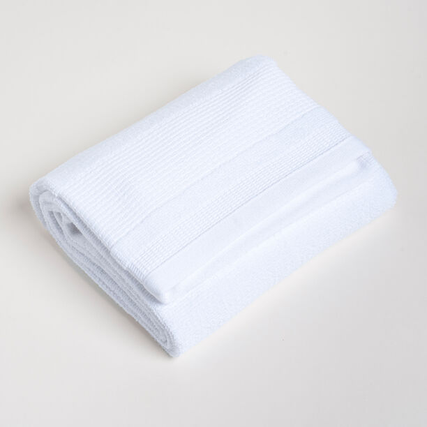Waffle cotton bath towel, white 70*140 cm image number 2