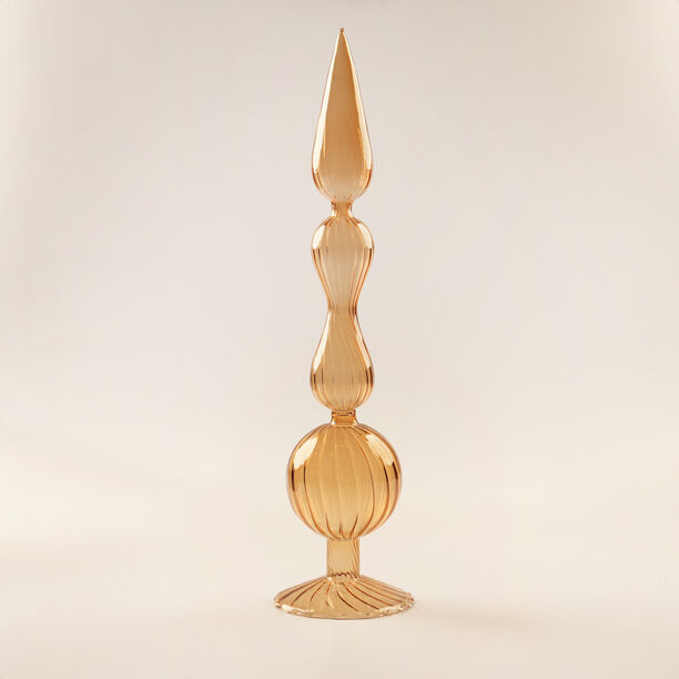 Homez glass Ramadan decorative piece, beige 10.5*10.5*60.5cm image number 0