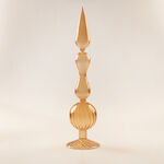Homez glass Ramadan decorative piece, beige 10.5*10.5*60.5cm image number 0