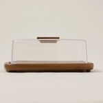 Billi wooden cheese board with acrylic lid 29.50*29.50 cm image number 1