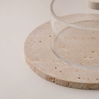 Dallaty date bowl travertine collection