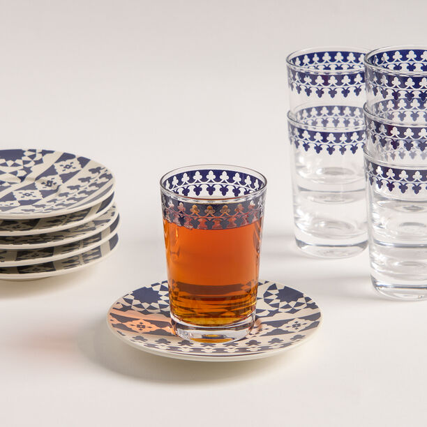 Bahja blue & white porcelain tea set image number 6